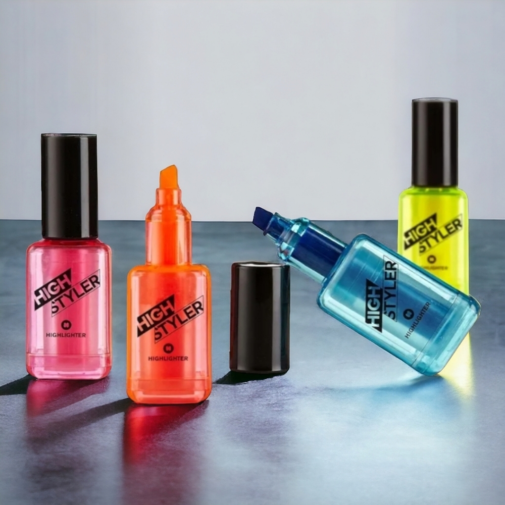 Kawaii Mustard Highlighter Marker Pens Office & Writing Supplies Assorted Colors